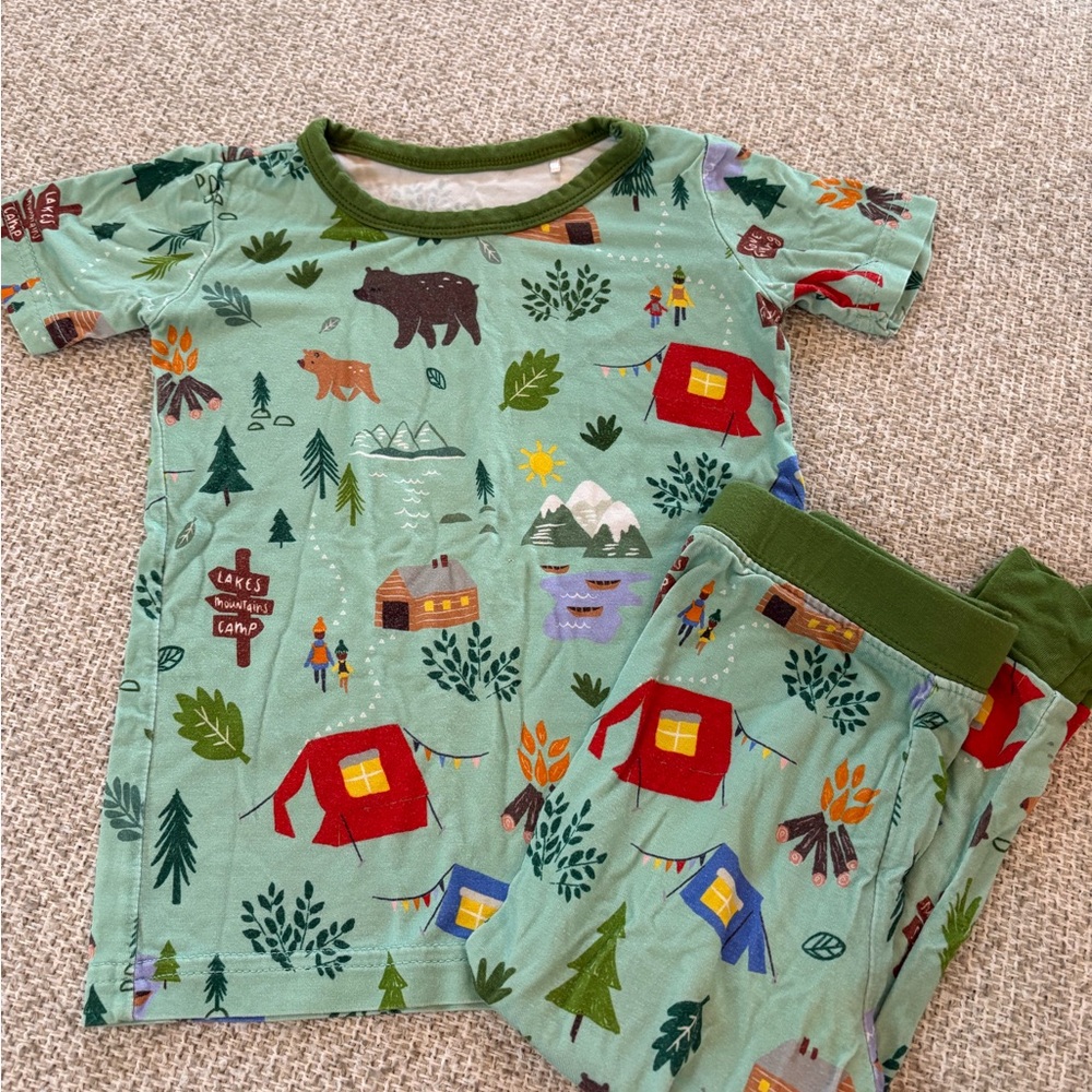 Little Sleepies Camping Pajama Set - 12-18M